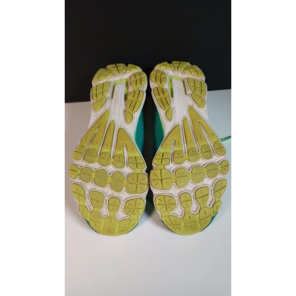 Under Armor Charged Speedform Gemini 2 Ladies Running Shoes Sz 8 Teal/Lime Green